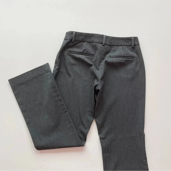 Express Editor Business Casual Gray Straight Leg Trousers Pants Size 2 Short - Picture 5 of 8
